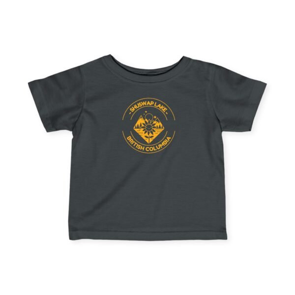 Infant 100% Cotton Tee; Shuswap Sunflower - Image 13