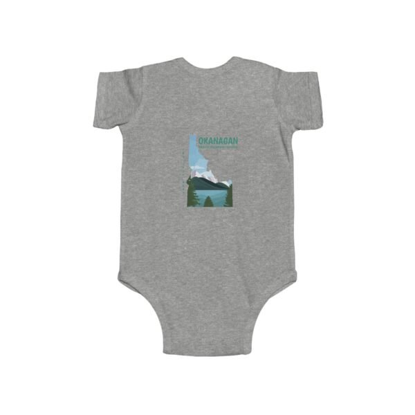 Infant 100% Cotton Bodysuit; Okanagan Lake - Image 5
