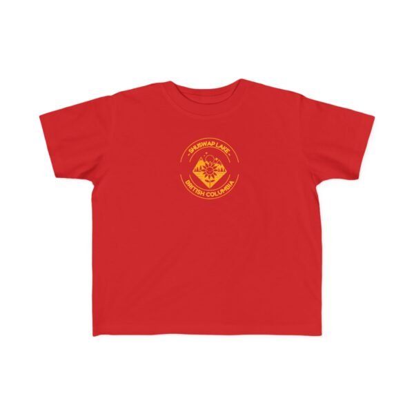Toddler's 100% Cotton Tee; Shuswap Sunflower - Image 22