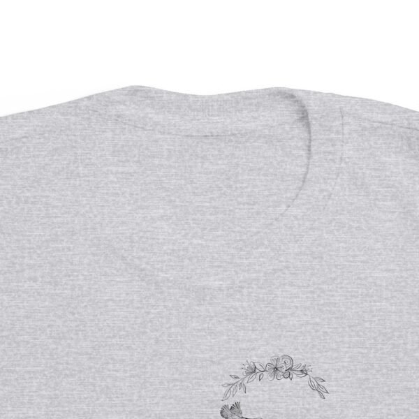 Toddler's 100% Cotton Tee; Shuswap Floral Geese - Image 6