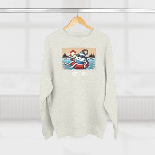 Unisex Crewneck Sweatshirt; Lazy Buoy Logo - Image 16