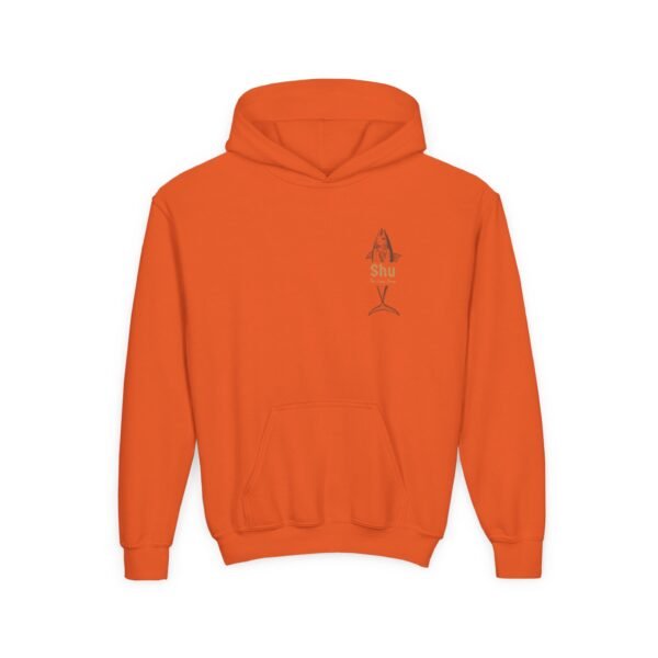 Kid's Hooded Sweatshirt; Shu Fish - Image 7