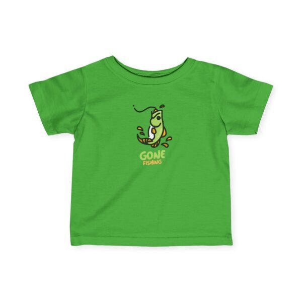 Infant 100% Cotton Tee; Gone Fishing - Image 10