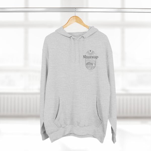 Adult Fleece Hoodie; Shuswap Design - Image 8