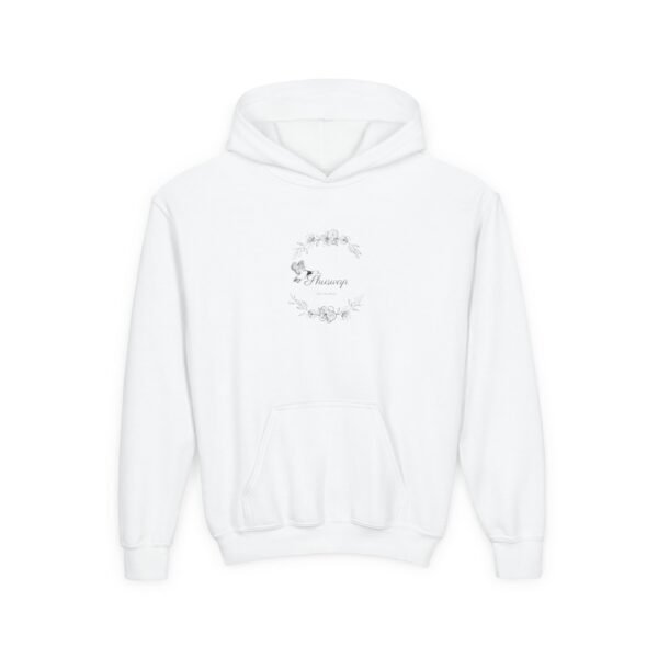 Kid's Hooded Sweatshirt; Shuswap Floral Geese