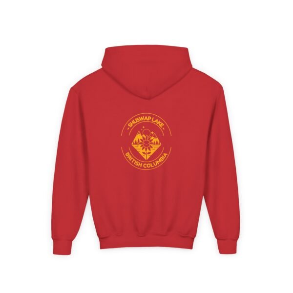 Kid's Hooded Sweatshirt; Shuswap Sunflower - Image 20