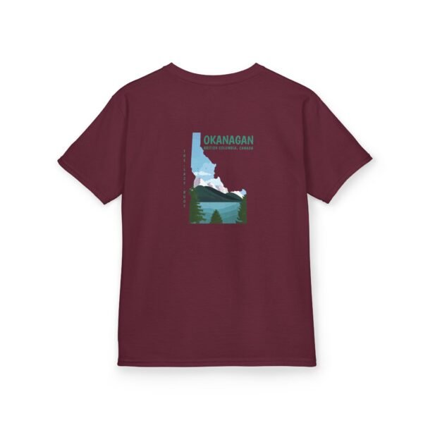 Kids 100% Cotton Tee; Okanagan Lake - Image 24