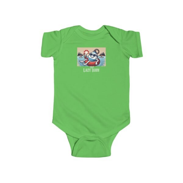 Infant 100% Cotton Bodysuit; Lazy Buoy Logo - Image 7
