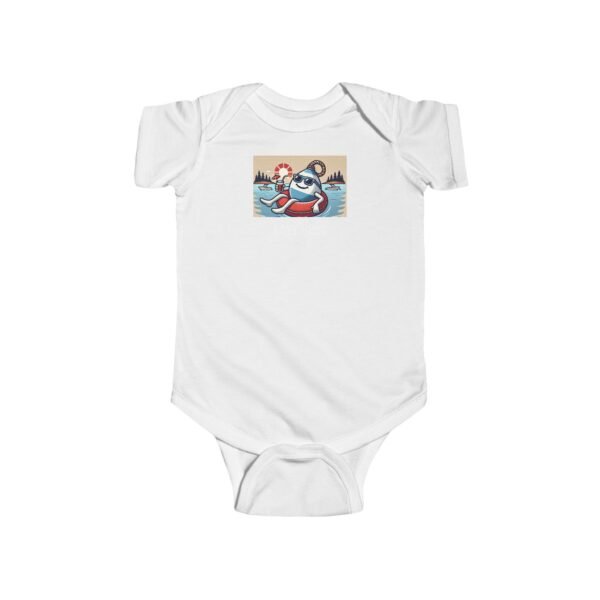 Infant 100% Cotton Bodysuit; Lazy Buoy Logo