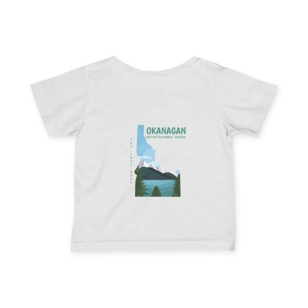 Infant 100% Cotton Tee; Okanagan Lake - Image 2