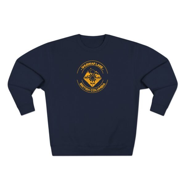 Unisex Crewneck Sweatshirt; Shuswap Lake Sunflower - Image 21