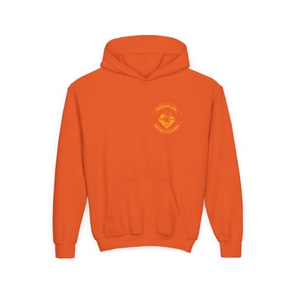 Kid's Hooded Sweatshirt; Shuswap Sunflower - Image 7