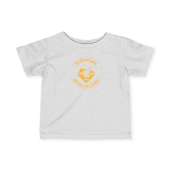 Infant 100% Cotton Tee; Shuswap Sunflower - Image 4