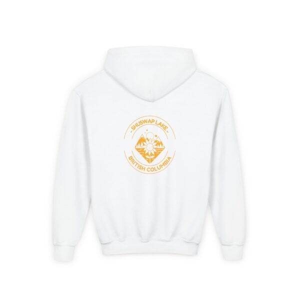 Kid's Hooded Sweatshirt; Shuswap Sunflower - Image 2