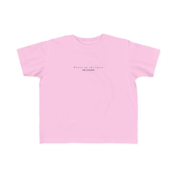 Toddler's 100% Cotton Tee; Goose on the loose - Image 10