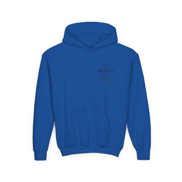 Kid's Hooded Sweatshirt; Shuswap Design - Image 9