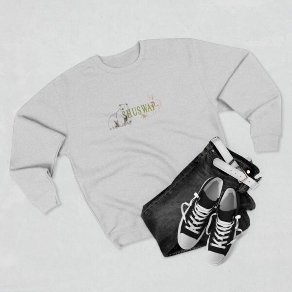 Unisex Crewneck Sweatshirt; Shuswap Wildlife - Image 7