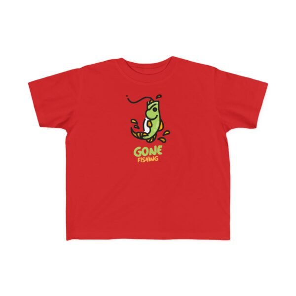 Toddler's 100% Cotton Tee; Gone Fishing - Image 31