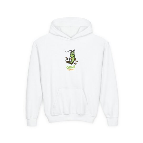 Kid's Hooded Sweatshirt; Gone Fishing