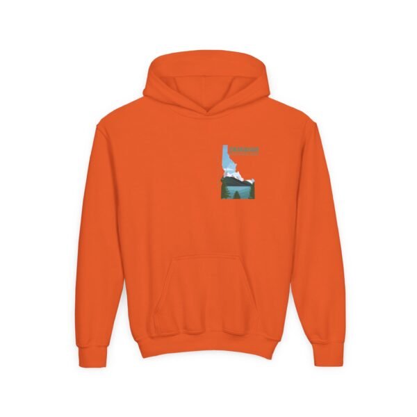 Kid's Hooded Sweatshirt; Okanagan Lake - Image 7