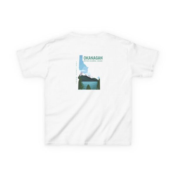 Kids 100% Cotton Tee; Okanagan Lake - Image 2