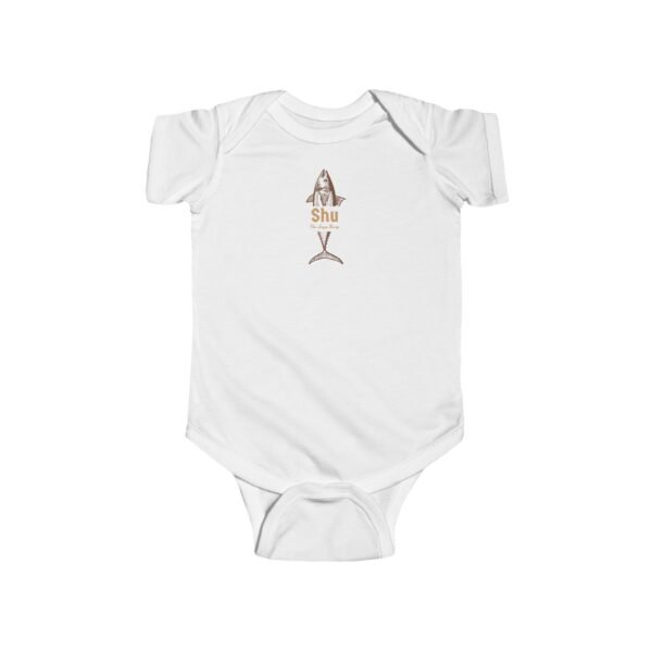 Infant 100% Cotton Bodysuit; Shu Fish