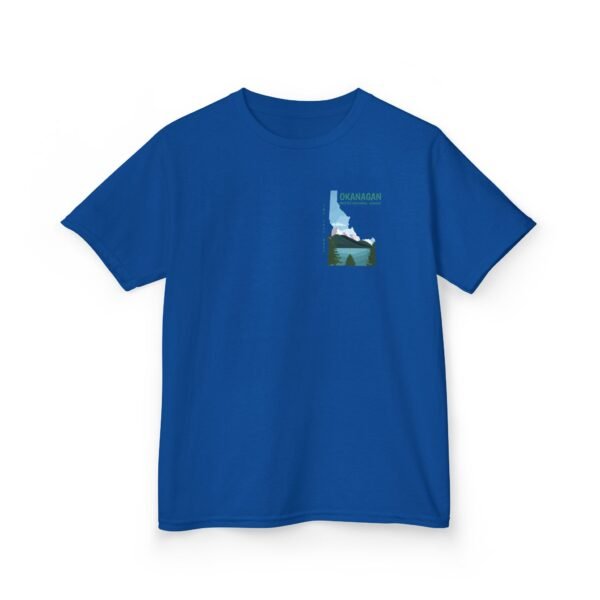 Kids 100% Cotton Tee; Okanagan Lake - Image 43
