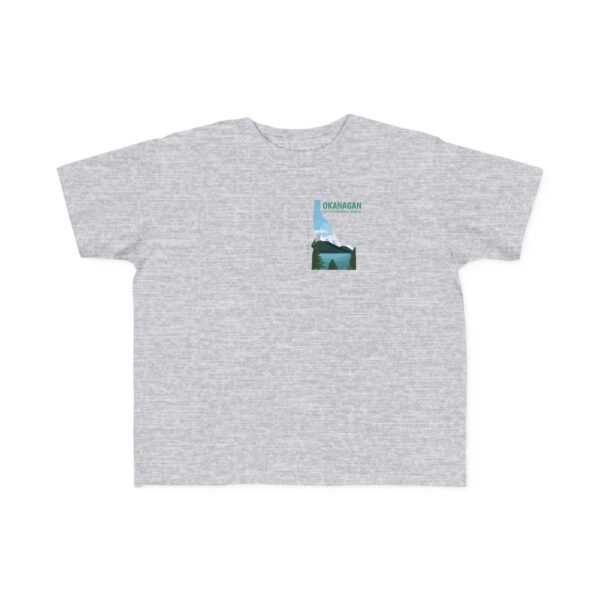 Toddler's 100% Cotton Tee; Okanagan Lake - Image 4