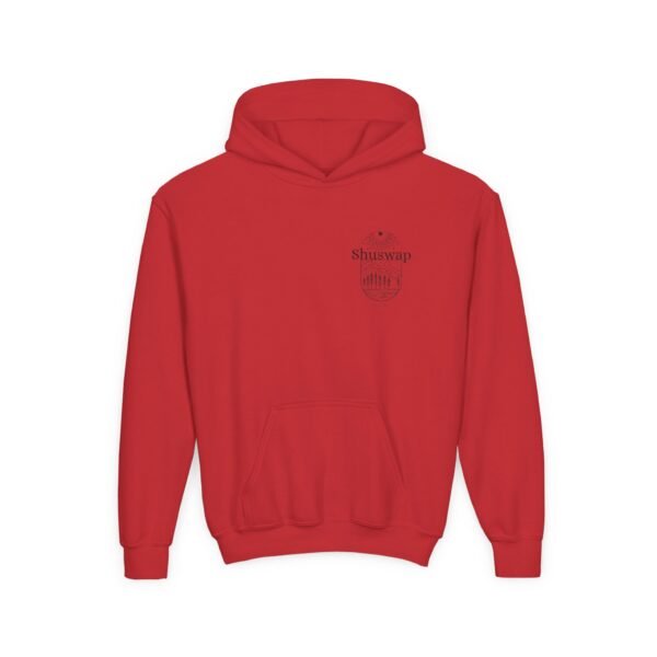 Kid's Hooded Sweatshirt; Shuswap Design - Image 13