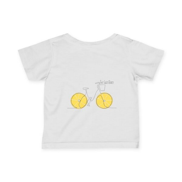 Infant 100% Cotton Tee; The Lazy Buoy Lemon Bike - Image 2
