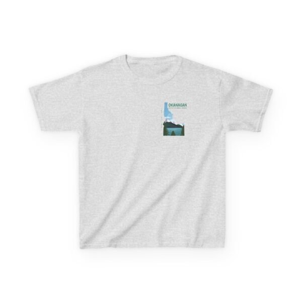 Kids 100% Cotton Tee; Okanagan Lake - Image 5