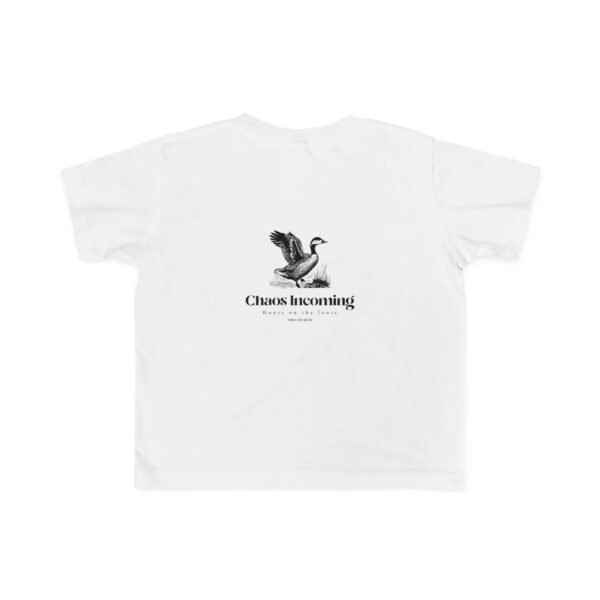 Toddler's 100% Cotton Tee; Goose on the loose - Image 2