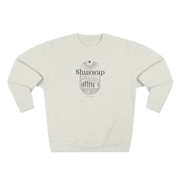 Unisex Crewneck Sweatshirt; Shuswap Design - Image 5