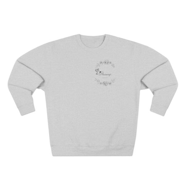 Unisex Crewneck Sweatshirt; Shuswap Floral Geese