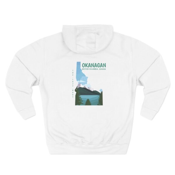 Adult  Fleece Hoodie; Okanagan Lake - Image 2
