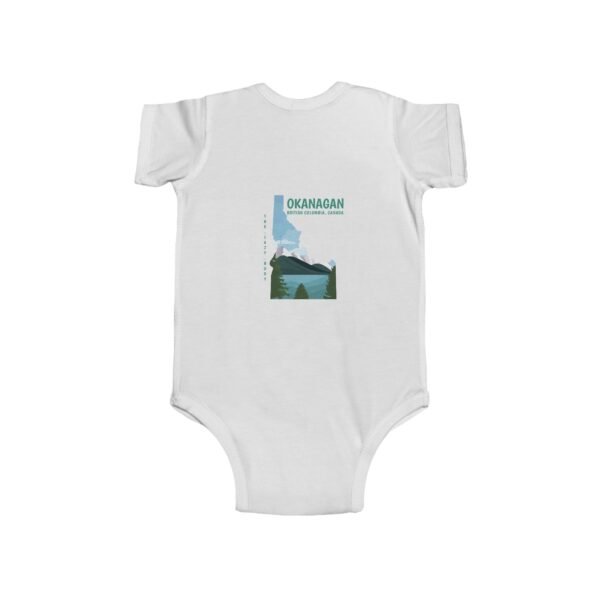 Infant 100% Cotton Bodysuit; Okanagan Lake - Image 2