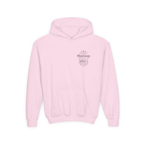 Kid's Hooded Sweatshirt; Shuswap Design - Image 11