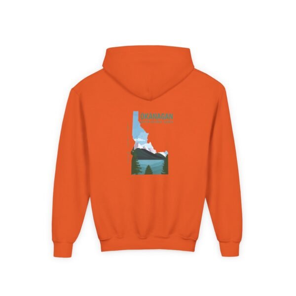 Kid's Hooded Sweatshirt; Okanagan Lake - Image 8