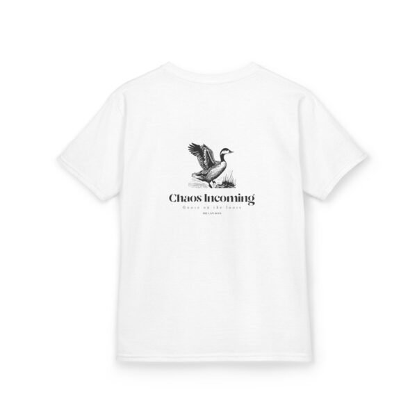 Kids 100% Cotton Tee; Goose on the loose - Image 4