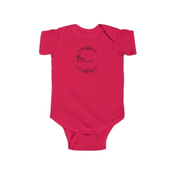 Infant 100% Cotton Bodysuit; Shuswap Floral Geese - Image 13