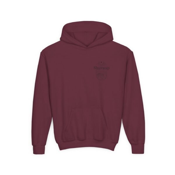 Kid's Hooded Sweatshirt; Shuswap Design - Image 7