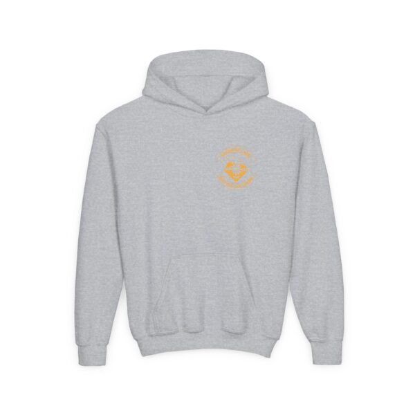 Kid's Hooded Sweatshirt; Shuswap Sunflower - Image 5