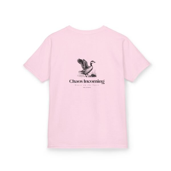 Kids 100% Cotton Tee; Goose on the loose - Image 44