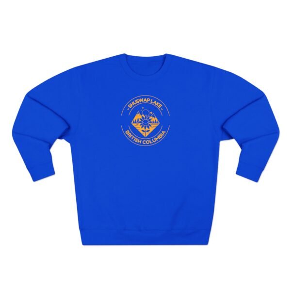 Unisex Crewneck Sweatshirt; Shuswap Lake Sunflower - Image 17