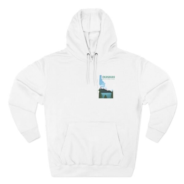Adult  Fleece Hoodie; Okanagan Lake