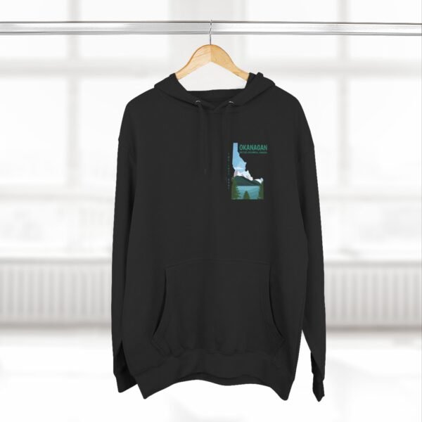 Adult  Fleece Hoodie; Okanagan Lake - Image 12