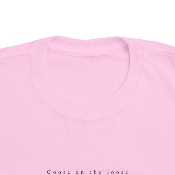 Toddler's 100% Cotton Tee; Goose on the loose - Image 12