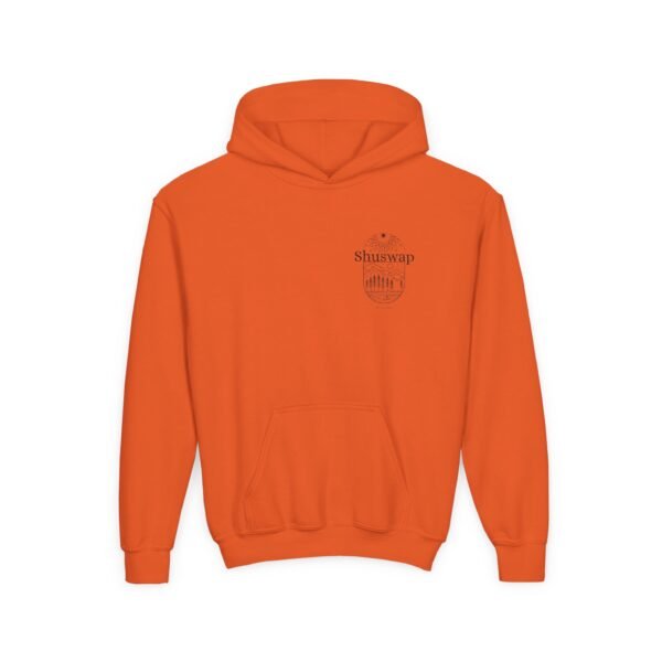 Kid's Hooded Sweatshirt; Shuswap Design - Image 5