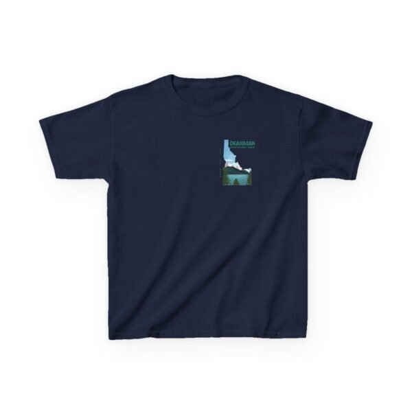 Kids 100% Cotton Tee; Okanagan Lake - Image 45