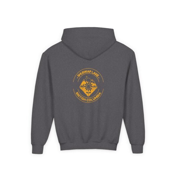 Kid's Hooded Sweatshirt; Shuswap Sunflower - Image 12